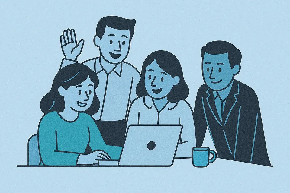 HiveMinds.io Team Working